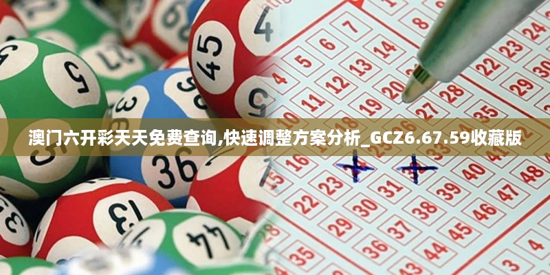 澳門六開彩天天免費(fèi)查詢,快速調(diào)整方案分析_GCZ6.67.59收藏版