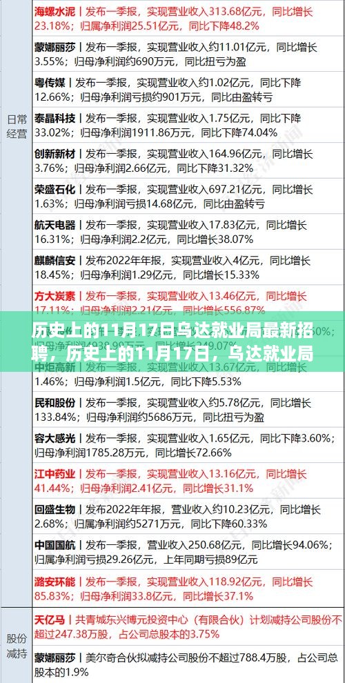 歷史上的11月17日烏達(dá)就業(yè)局招聘揭秘，最新崗位信息一覽