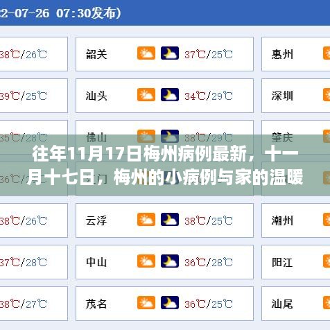 往年11月17日梅州病例最新動(dòng)態(tài)，小病例與家的溫暖故事