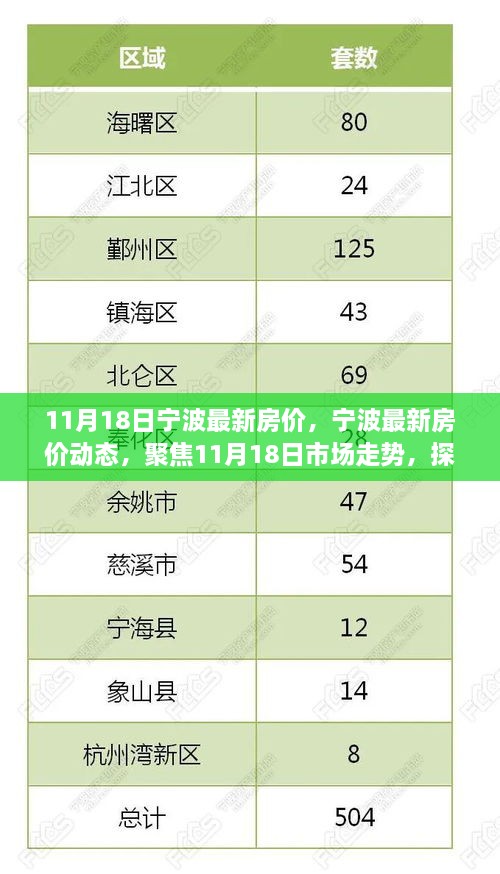 11月18日寧波房價最新動態(tài)及市場走勢分析，探尋未來走向與個人立場