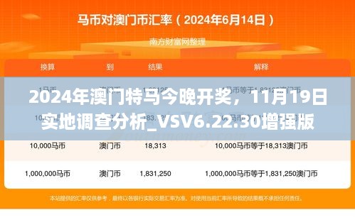 2024年澳門特馬今晚開獎(jiǎng)，11月19日實(shí)地調(diào)查分析_VSV6.22.30增強(qiáng)版