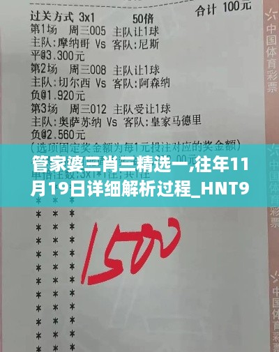 管家婆三肖三精選一,往年11月19日詳細解析過程_HNT9.17.96大師版