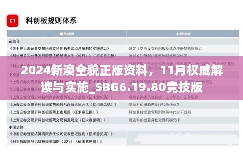 2024新澳全貌正版資料，11月權(quán)威解讀與實(shí)施_SBG6.19.80競技版