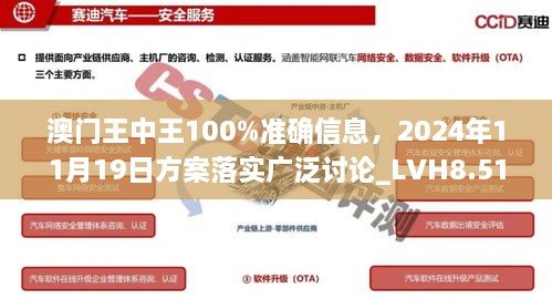 澳門王中王100%準(zhǔn)確信息，2024年11月19日方案落實廣泛討論_LVH8.51.88運動版