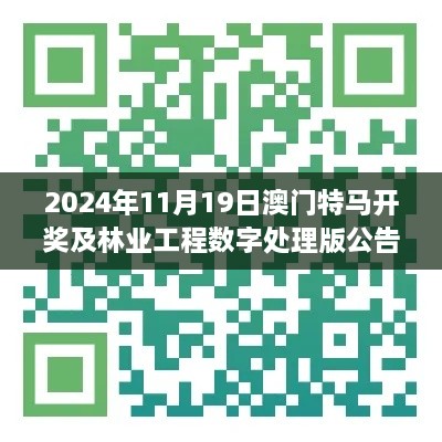 2024年11月19日澳門特馬開獎及林業(yè)工程數(shù)字處理版公告