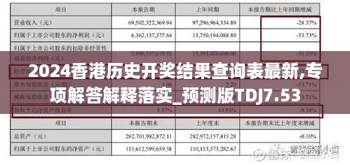 2024香港歷史開(kāi)獎(jiǎng)結(jié)果查詢(xún)表最新,專(zhuān)項(xiàng)解答解釋落實(shí)_預(yù)測(cè)版TDJ7.53