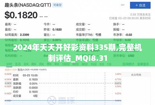 2024年天天開好彩資料335期,完整機制評估_MQI8.31