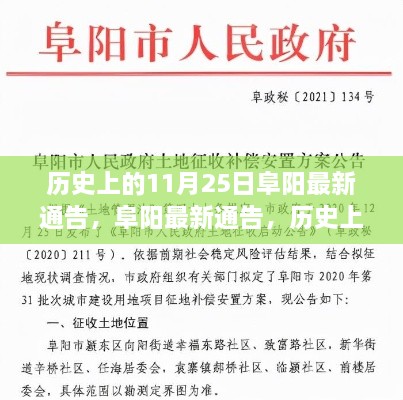 歷史上的11月25日與阜陽最新通告，科技巨擘重塑生活體驗日