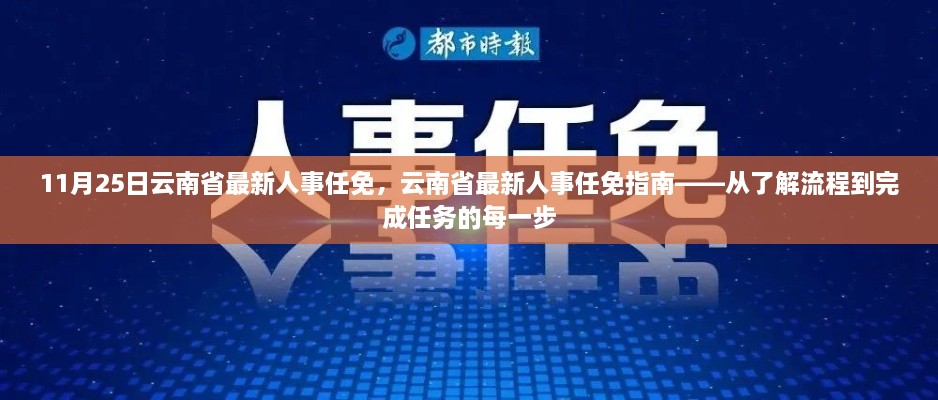 云南省最新人事任免詳解，從流程指南到任務(wù)完成每一步的指引