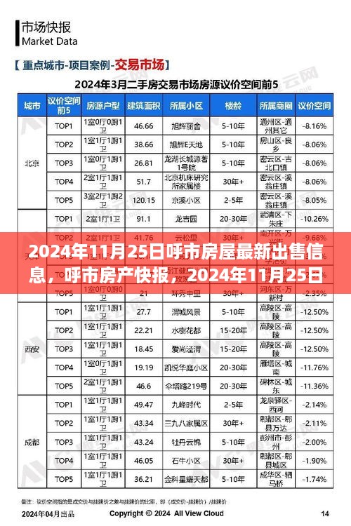 呼市房屋最新出售信息快報，2024年11月25日理想家園房源一覽