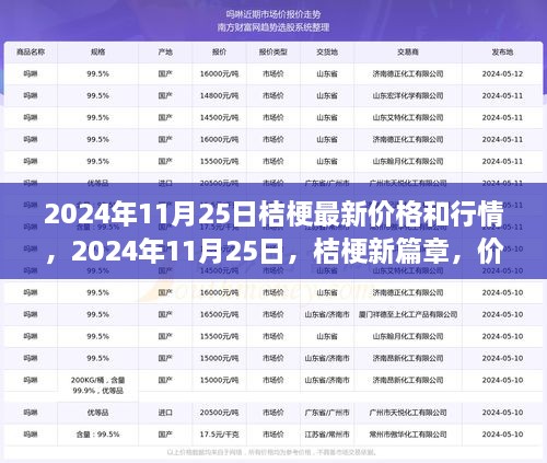 揭秘，2024年11月25日桔梗行情與成長(zhǎng)力量背后的故事