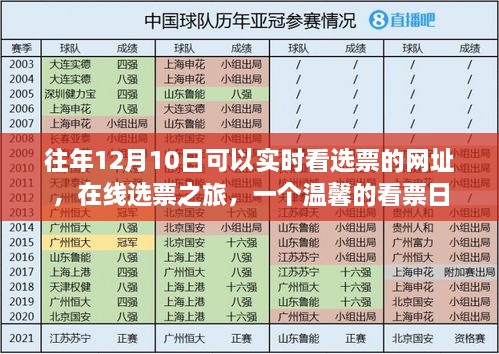 在線選票之旅，實時查看選票網(wǎng)址，共度溫馨看票日