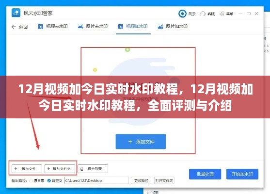 全面評測與介紹，12月視頻加今日實時水印教程