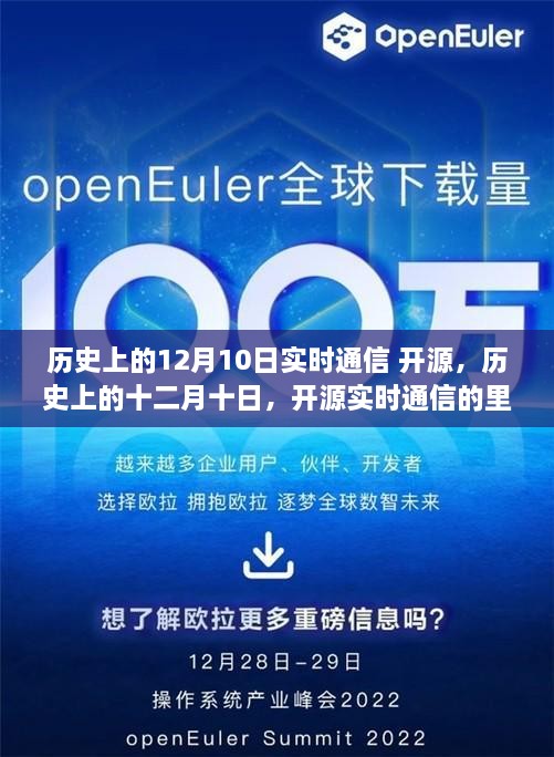 歷史上的十二月十日，實時通信開源里程碑時刻