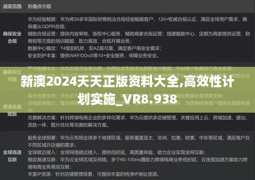 新澳2024天天正版資料大全,高效性計(jì)劃實(shí)施_VR8.938