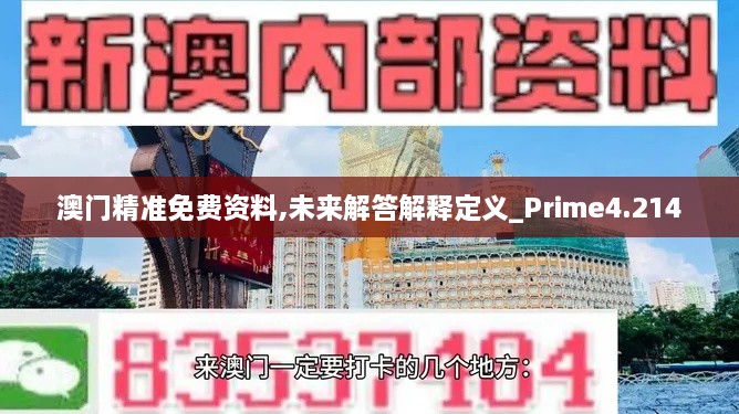 澳門精準(zhǔn)免費(fèi)資料,未來解答解釋定義_Prime4.214