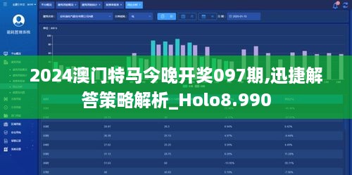 2024澳門特馬今晚開獎097期,迅捷解答策略解析_Holo8.990