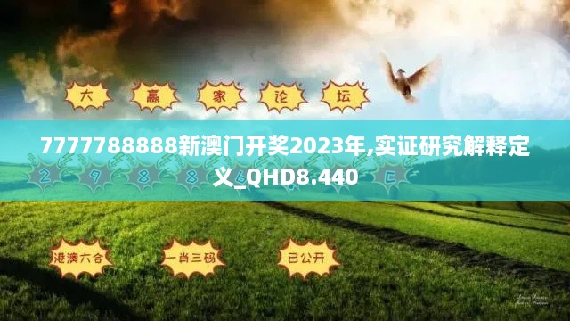 7777788888新澳門(mén)開(kāi)獎(jiǎng)2023年,實(shí)證研究解釋定義_QHD8.440