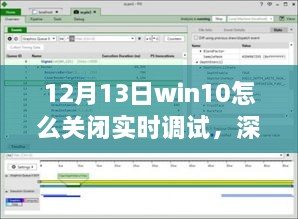 如何在12月13日關(guān)閉Win10實時調(diào)試功能，詳細(xì)步驟與解析