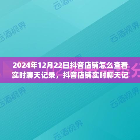 抖音店鋪實(shí)時(shí)聊天記錄查看功能全面評(píng)測（2024年最新版）