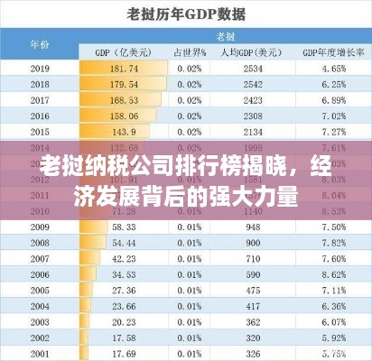 老撾納稅公司排行榜揭曉，經(jīng)濟發(fā)展背后的強大力量