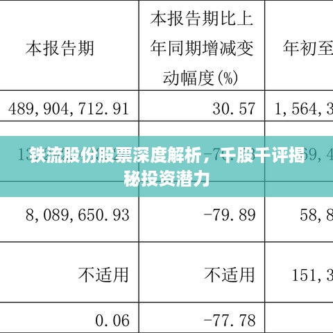 鐵流股份股票深度解析，千股千評揭秘投資潛力