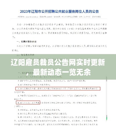 遼陽雇員裁員公告網(wǎng)實時更新，最新動態(tài)一覽無余