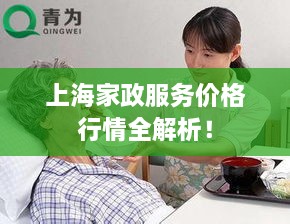 上海家政服務(wù)價格行情全解析！