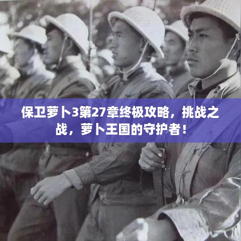 保衛(wèi)蘿卜3第27章終極攻略，挑戰(zhàn)之戰(zhàn)，蘿卜王國的守護(hù)者！