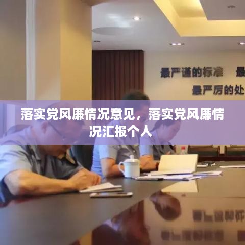 落實黨風(fēng)廉情況意見，落實黨風(fēng)廉情況匯報個人 