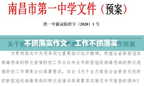 不抓落實作文，工作不抓落實 
