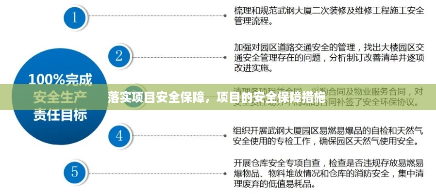 落實(shí)項(xiàng)目安全保障，項(xiàng)目的安全保障措施 